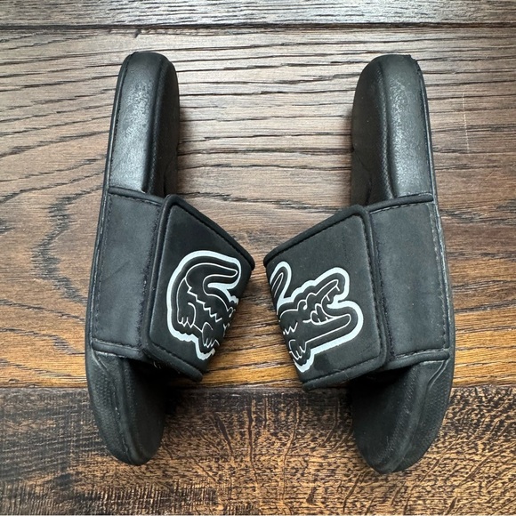 Lacoste Kids Black Slide Sandals - Picture 4 of 6